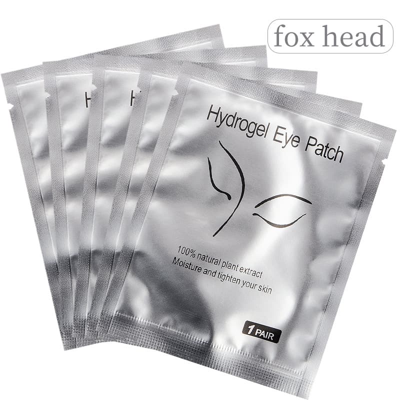 New V-Shape U-Shape Eyelash Extension Eye Pads, Viral V/U Type Isolation Gel Eye Pads for Separating Upper and Lower Lashes