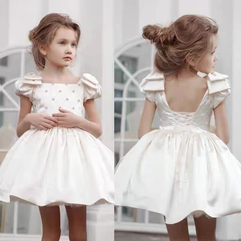 2025 Children's Dress for Girls Fashionable Elegant Princess Dress Gown Birthday Spanish Style