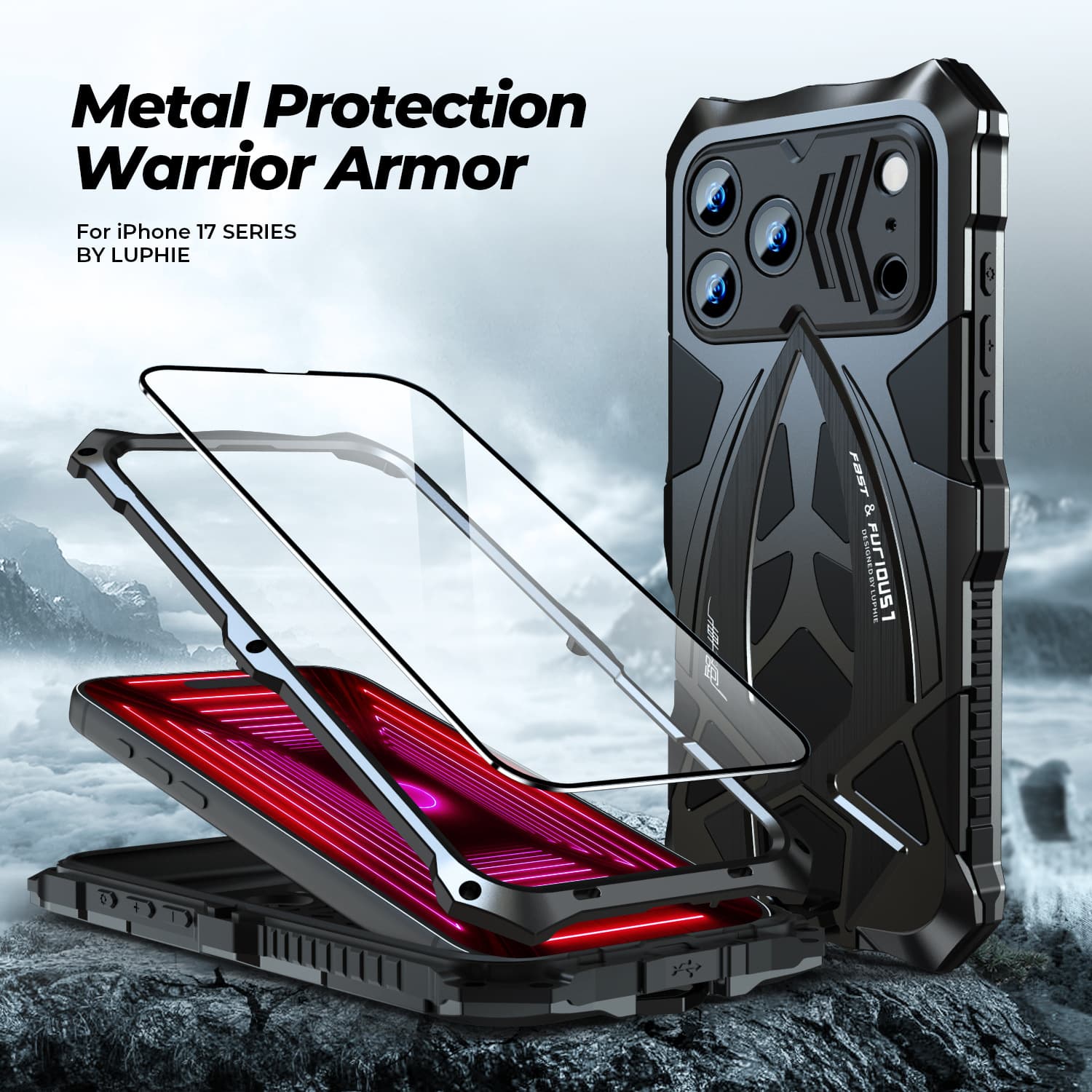 Car Racing Protective Case For iPhone 15 Full Cover 13112xr Anti-fall Xsmax S24 Ultra Digital Computer/iphone Protective Case