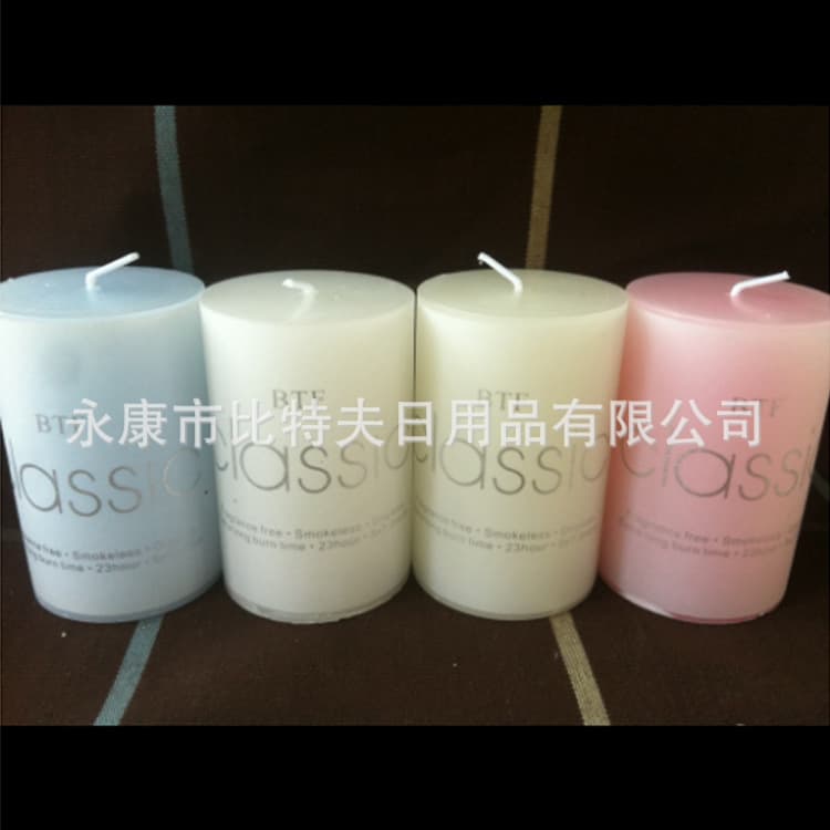 Aromatherapy candle romantic smokeless column candle light dinner candle manufacturer wholesale aromatherapy candle western candlestick column wax