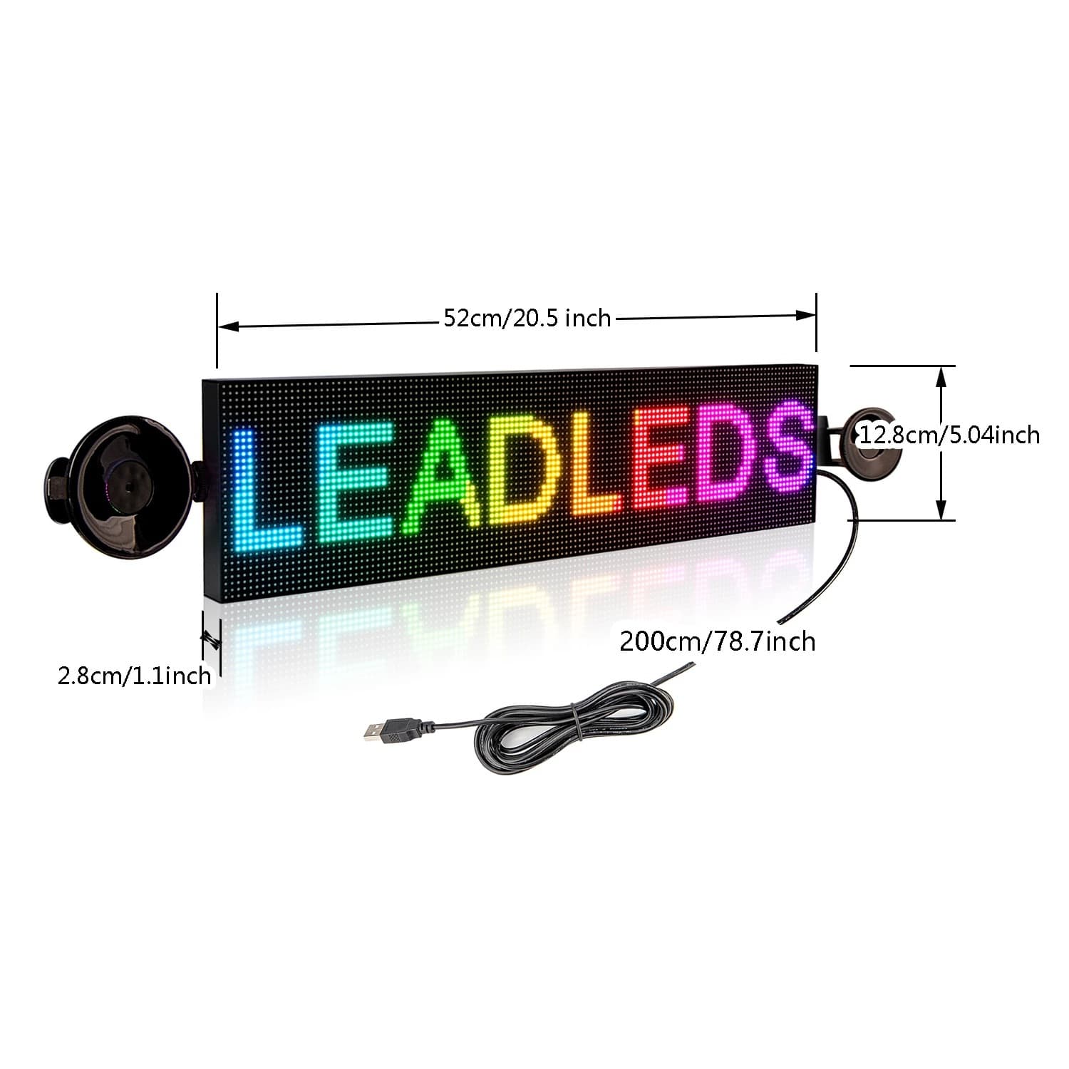 LED Big Eye Light Demon Eye Light Billboard Electronic Scrolling High-Definition Full-Color Screen Display