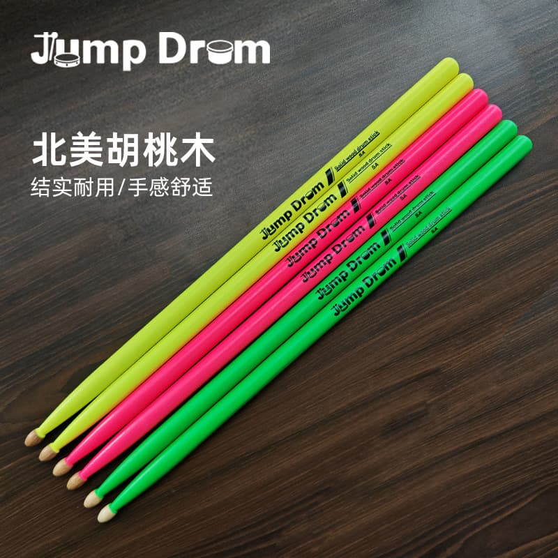 Cross-border Drumsticks Fluorescent Glow Drumsticks Drum Set Stage Performance Fluorescent Drumsticks Wholesale Drum Set Fluorescent Drumsticks