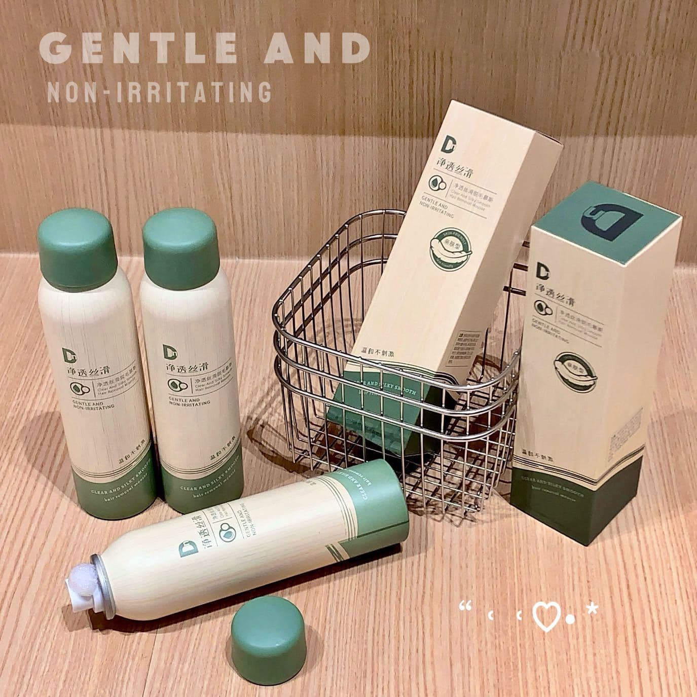 Hair Removal Cream Mousse Spray for Underarms and Body, Gentle and Non-Irritating Hair Removal Cream for Armpit and Leg Hair, Hair Removal Foam