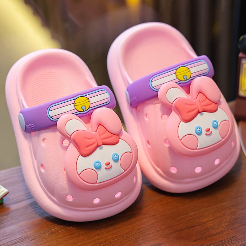 Baby Slippers Girls' Hole Shoes Summer Toddler Indoor Bath Children's Sandals Stylish Outdoor Beach Anti-Slip