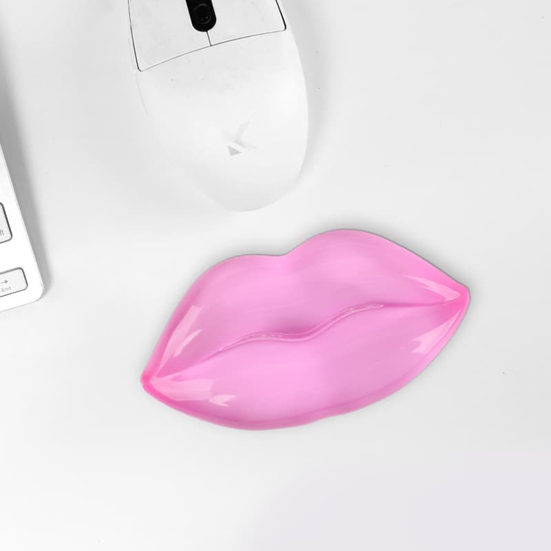New Cross-Border Product Solid Color Cat Paw Transparent Crystal Wrist Rest Cartoon Gaming Office Mouse Pad Soft Wrist Cushion