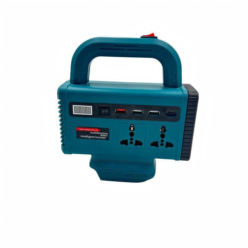 Cross-border Smart Lithium Battery Inverter 18-21V Dual USB Interface DC5V Charging Power Supply 220V/Type-C
