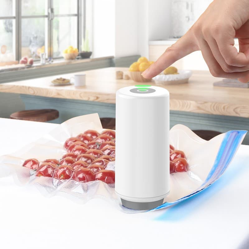 Mini food vacuum machine small household electric portable vacuum compressor food preservation sealing machine air pump