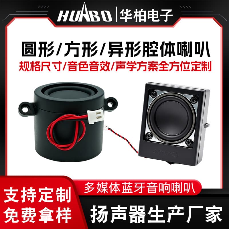 Custom rectangular, round, and special-shaped cavity speaker manufacturer, tweeter, woofer, full-range multi-unit speaker driver