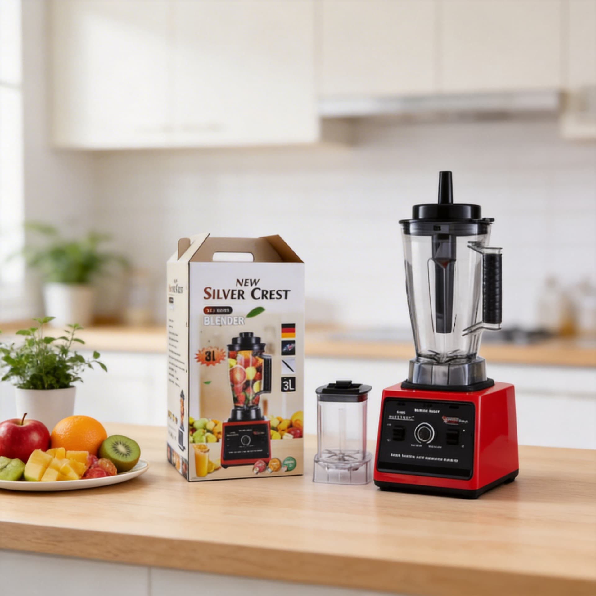 3L Large Capacity Household Commercial Blender Soy Milk Maker Six-Blade Mixer Meat Grinder Multifunctional Juicer