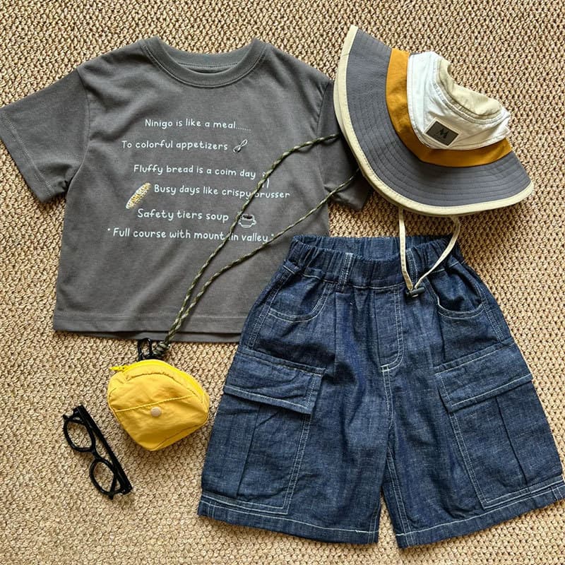 Boys' Pants Children's Summer 2025 New Thin Stylish Workwear Jeans Girls' Trendy Street Shorts