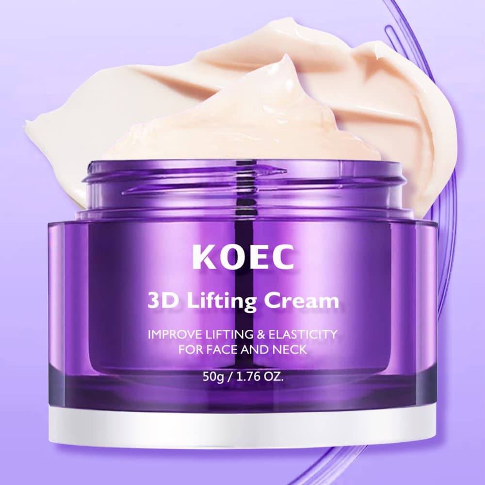 KOEC Cross-Border 3D Lifting Face & Neck Moisturizing Cream 50g Hot-Selling BOH 3D Lifting Cream In Stock