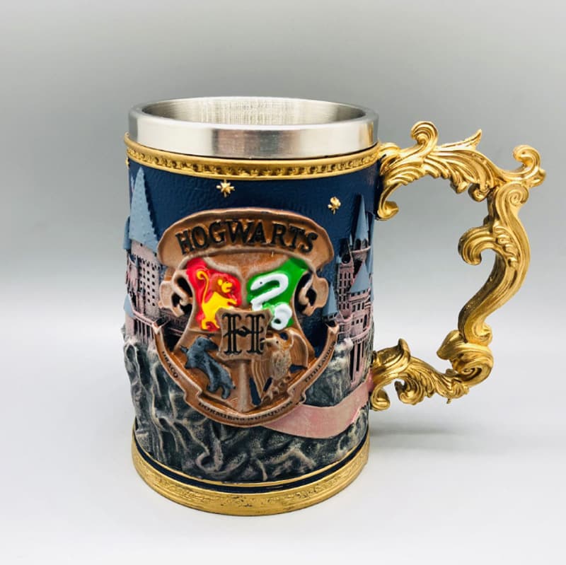 Owl Crystal Ball Clown Resin Castle Mug Series Water Glass Decorative Beer Mug