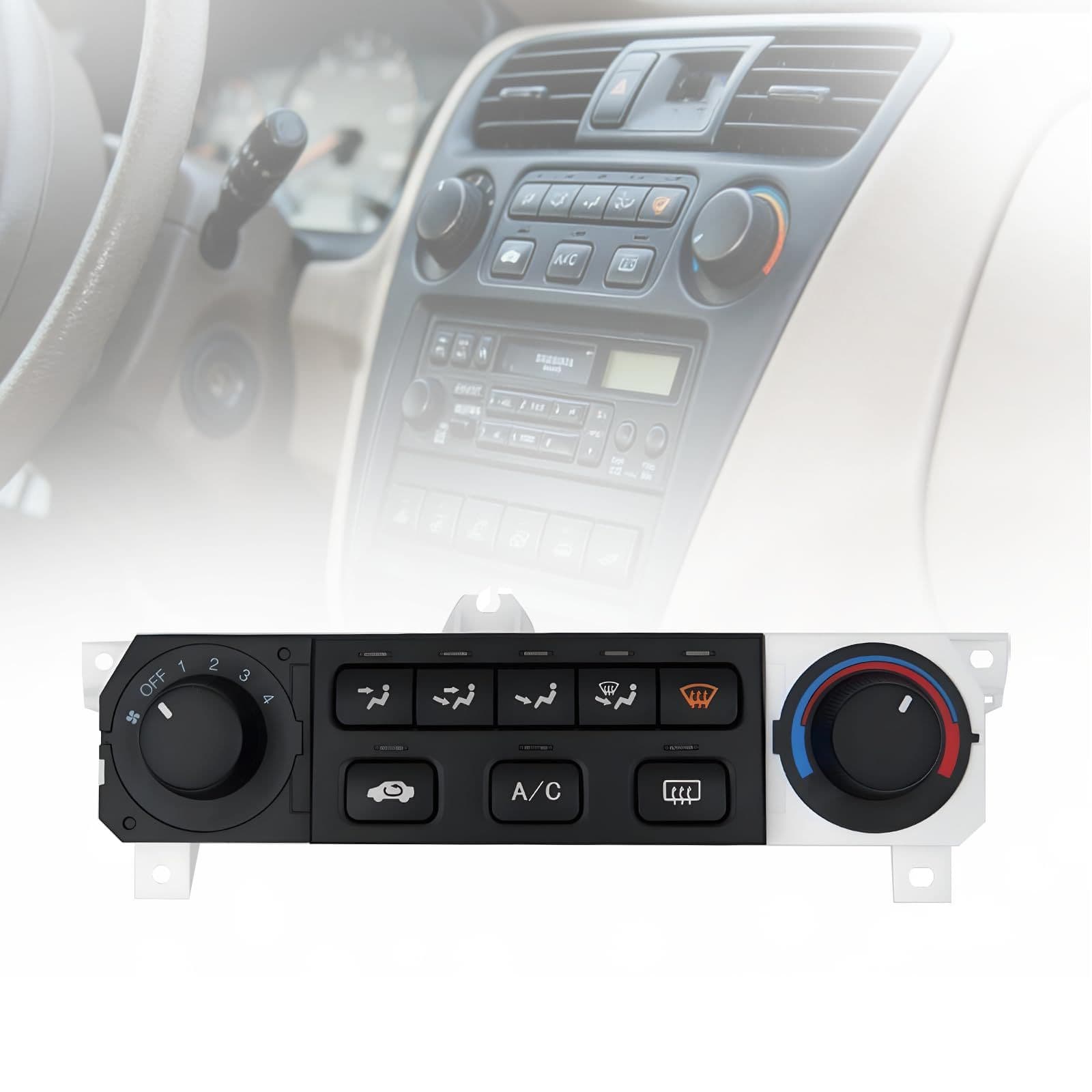 Compatible with Honda Air Conditioning Control Switch Panel Climate Control Heater 599-268
