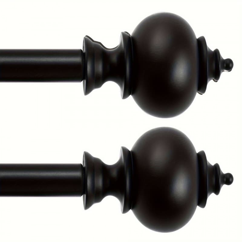 2026 New Cross-border Drop Shipping Set of 2 Curtain Rods