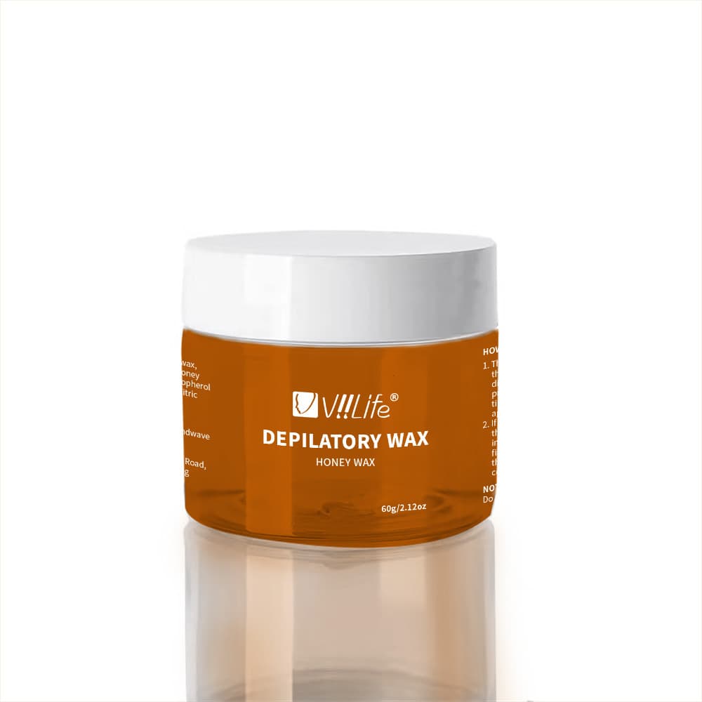 Cross-border Hair Removal Sugar Wax 60g Jar Natural Hair Removal Wax, Boiling Water in Winter, No Heating Needed in Summer