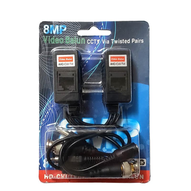 Twisted Pair Transmitter Video Power Audio Three-in-One BNC Twisted Pair Transmitter Balun