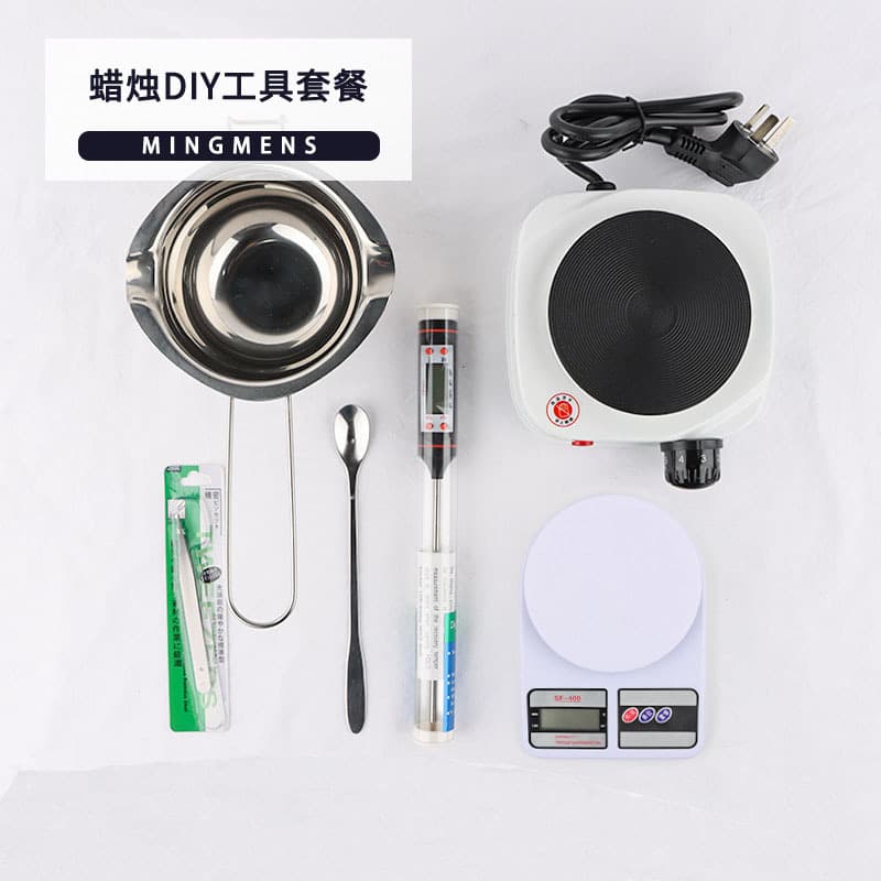 Aromatherapy candle diy tool set heating furnace wax pot melted wax handmade candle diy homemade material package set