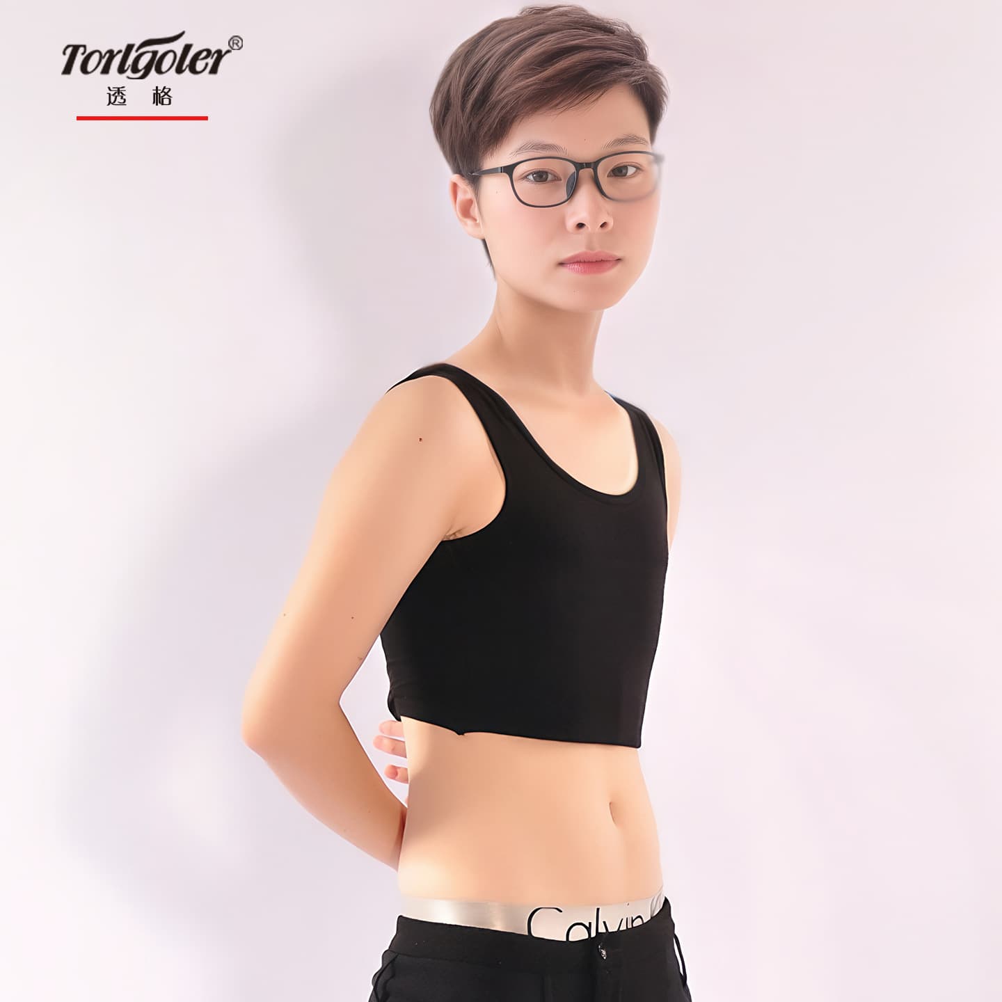 Transparent Corset Pullover Short Vest Wholesale Cos Plastic Breast Underwear Big Breasts Show Small Sports Shockproof Corset Women Summer