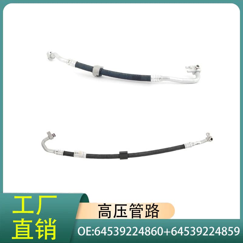 64539224860+64539224859 For BMW Mini Cooper S R55 R57 R60 High Pressure Line