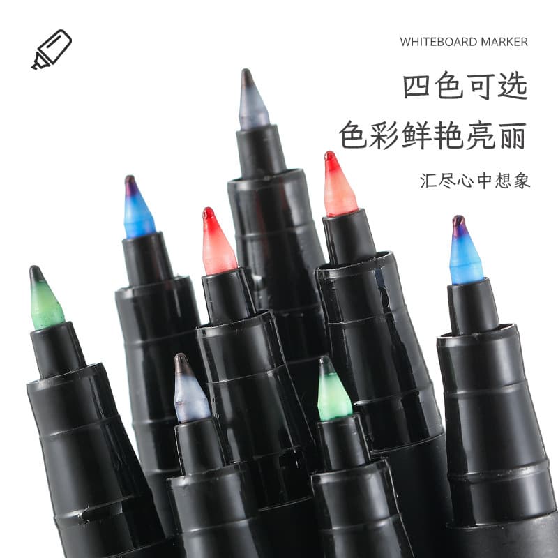 Versatile Oil-Based Marker Pen for Glass Wood Projector Disc Smooth Surface Writing Pen Long-lasting Ink Pen for Business Use