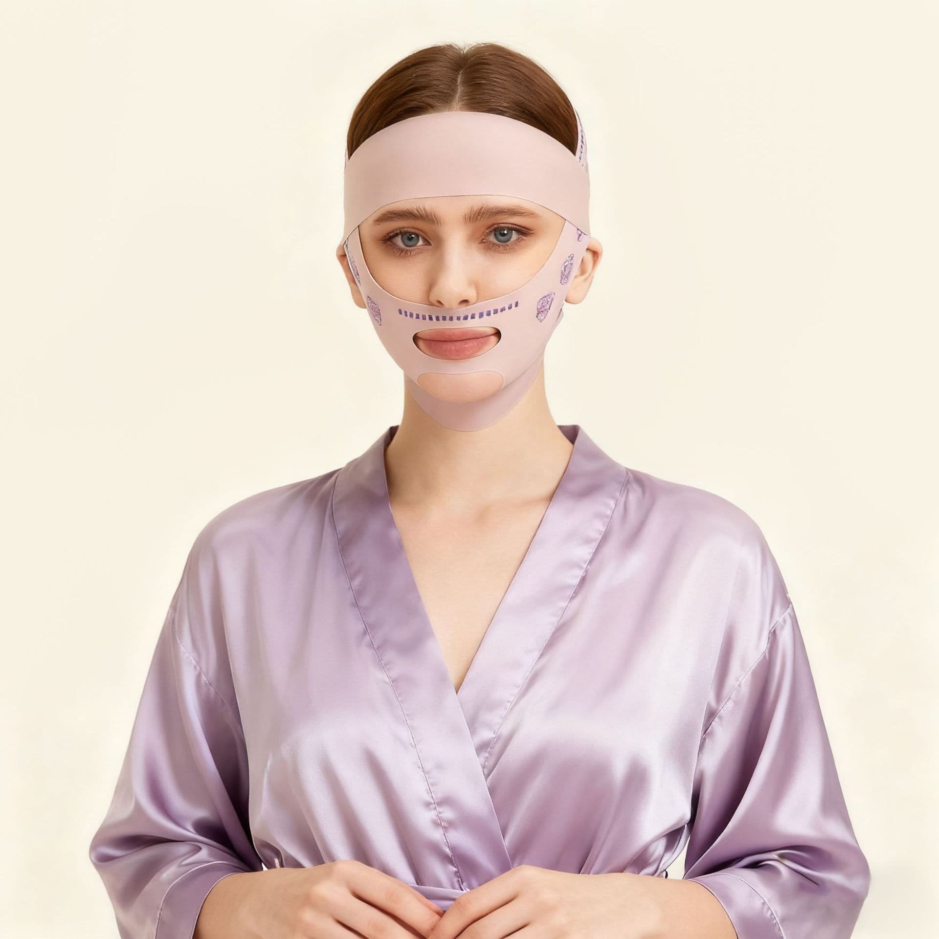 New Cross-Border Double Lift Bandage Breathable Face Shaping V-Line Bandage for Double Chin Lift