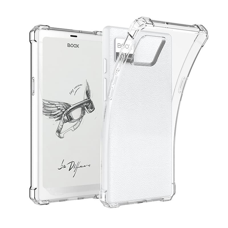 Fits Boox P6 Xiaobaima E-book Protective Cover 6.13-inch Four-corner Airbag Shockproof Transparent Shell