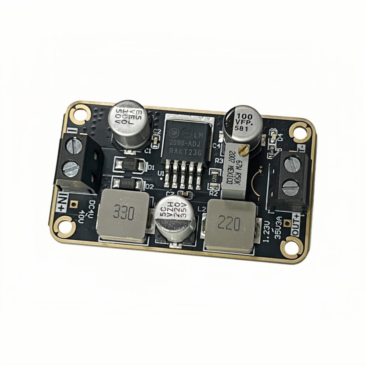 DC-DC step-down module 12-24V to DC3.3-12V adjustable high-power DC stabilized 3A wide voltage