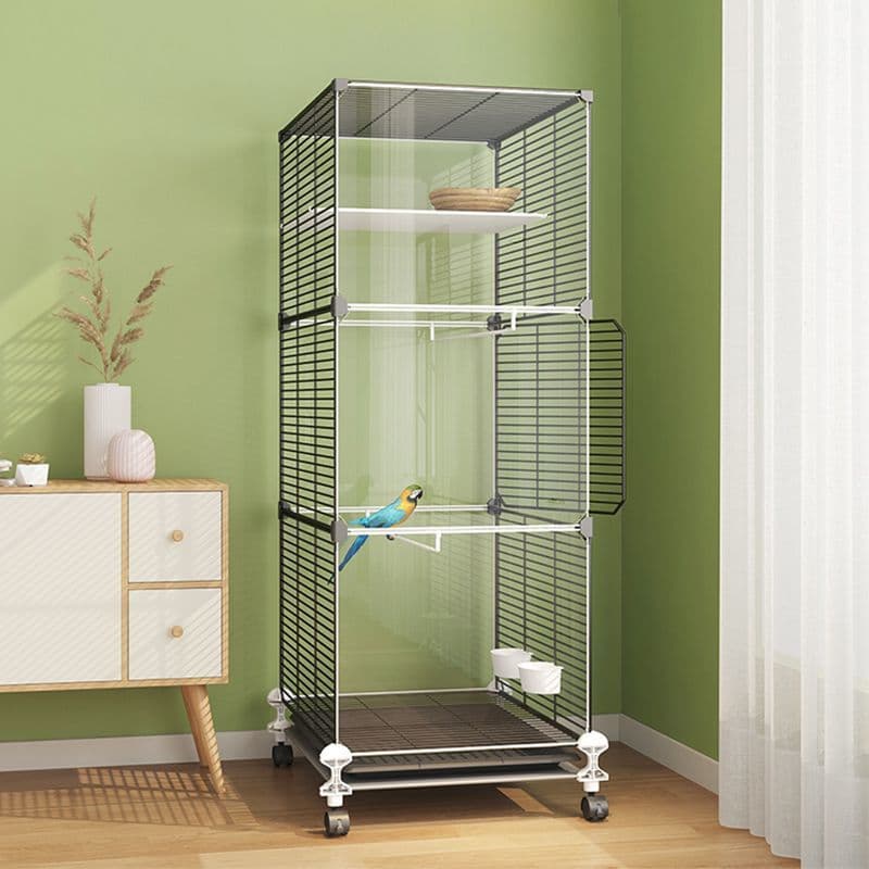 Bird Cage Parrot Cage Home Luxury Villa for Budgie Cockatiel Lovebird Myna New Large Bird Cage