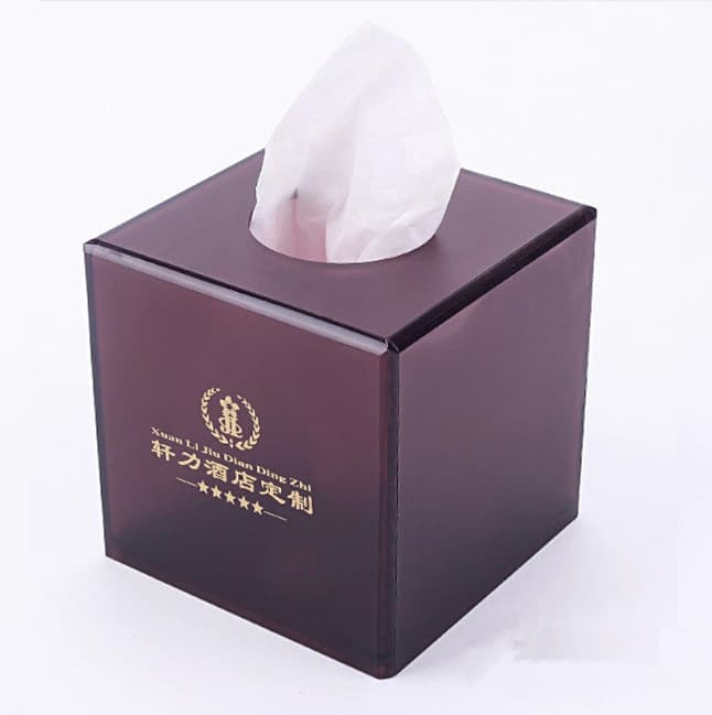 Hotel Desktop Tissue Box TV Remote Control Holder Dual Compartment Remote Stand Home Storage Box Simple Versatile