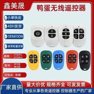 315/433 Learning Copy Wireless Remote Control Duplicate Lamp Rolling Door Electric Vehicle Garage Door Remote Key