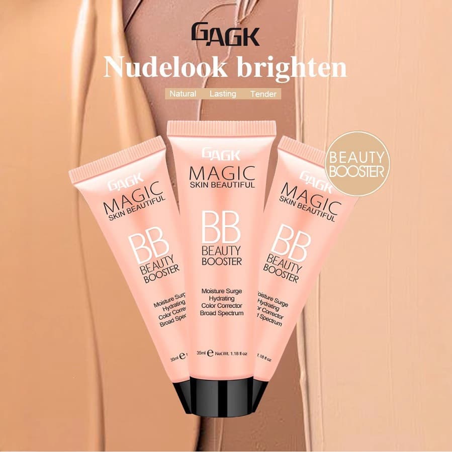 Cross-border Best-selling BB Cream Natural Bare Makeup Moisturizing Oil-control Foundation for Beginners Affordable Face Cosmetics 35ml