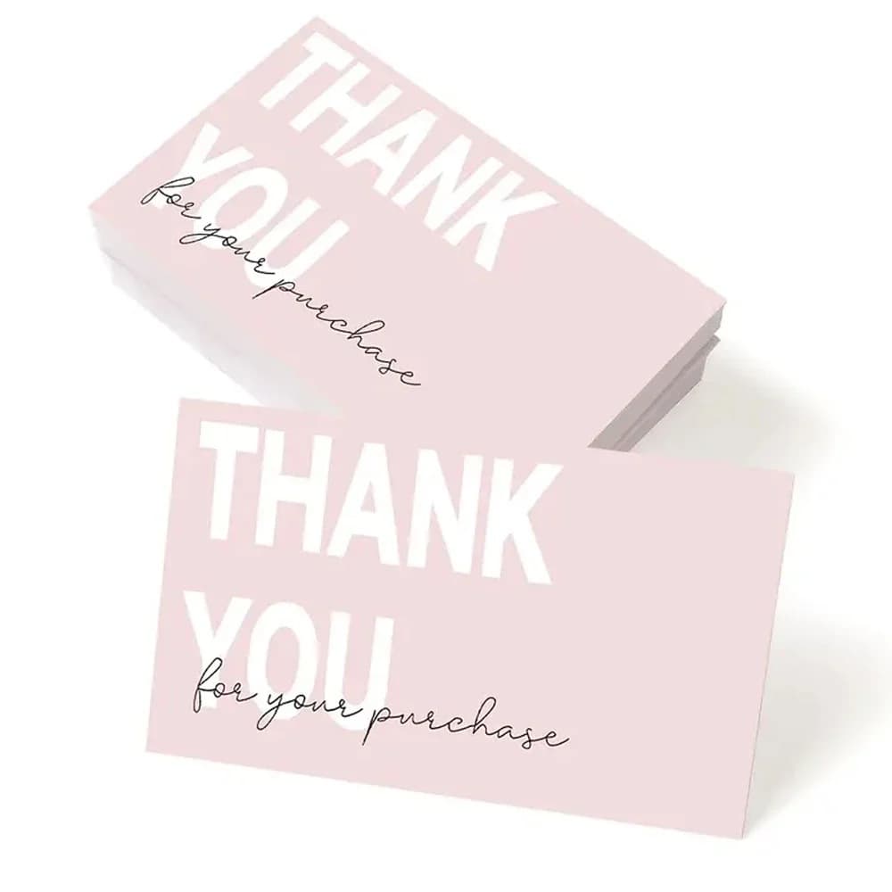 Thank You Card Business Card Order Thank You Card Support Small Card Thank You Card, Wedding Card, Birthday