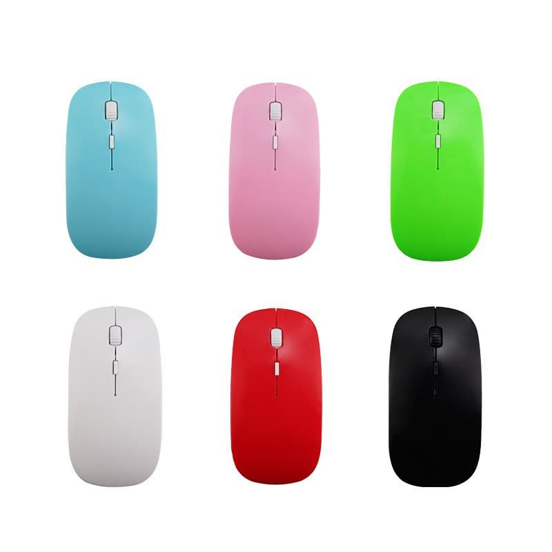Factory Wholesale Wireless Mouse Custom Logo Hot-Selling Ultra-Thin Optical Mouse Gift Cross-border 2.4G Wireless Mouse