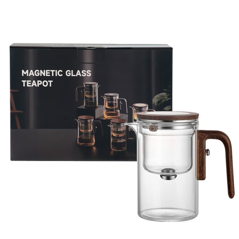Cha Fang Yuan Magnetic Detachable All-Glass Inner Pot Teapot with English Packaging