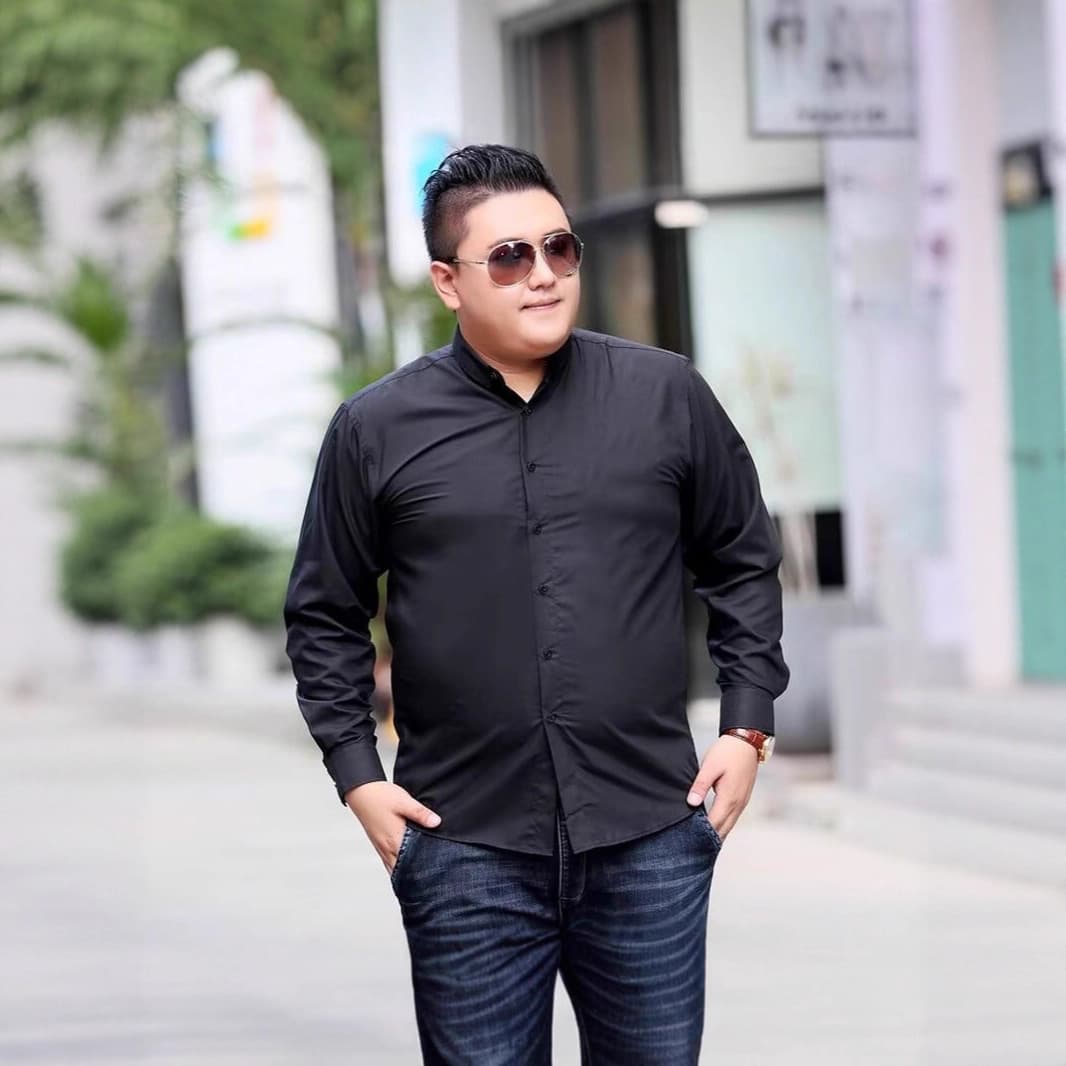 8XL Fits 240 Jin Plus Size Men's and Women's Wrinkle-Free 2025 Business Long Sleeve Shirt for Work Solid Color Versatile Dress Shirt