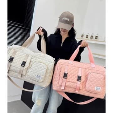 Short-Distance Travel Bag, Wet and Dry Separation Shoulder Bag, Large Capacity Women's Gym Bag, Independent Shoe Compartment, Men's High-End Luggage Bag