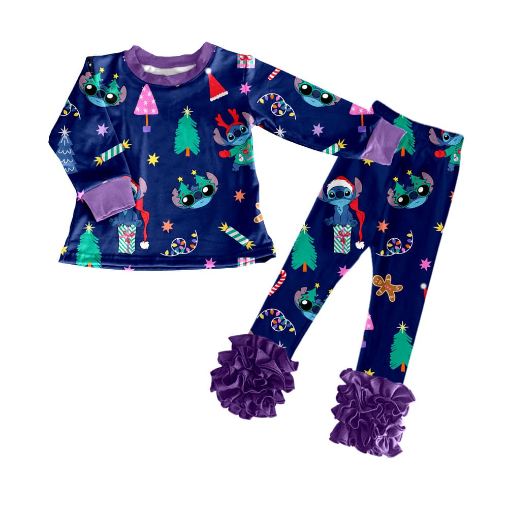 High-quality Foreign Trade Children's Wear, Printed Cute Creative Custom Autumn Set