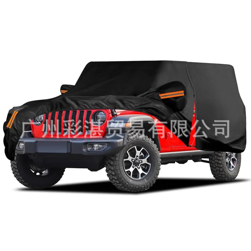 Cross-border supply Jeep Wrangler JK/JL 2-door 4-door car cover waterproof sun protection car cover Oxford cloth full cover and half cover