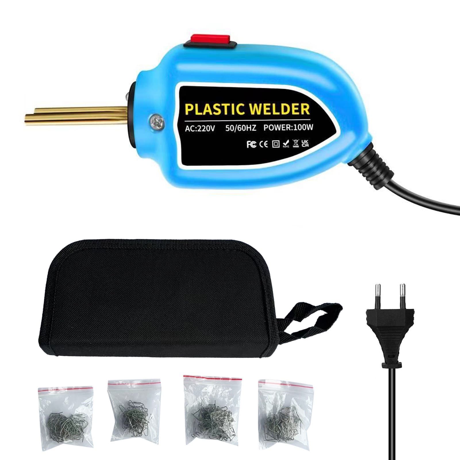 Lithium Battery Charging Car Bumper Repair Machine Wireless Plastic Repair Welding Gun Welder Plastic Box Set