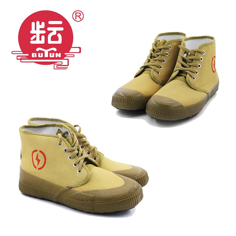 Shanghai Buyun Electrician Farm Large Size Insulated Shoes 5KV Protective Shoes Labor Protection High-Waist High-Top Unisex Liberation Rubber Shoes