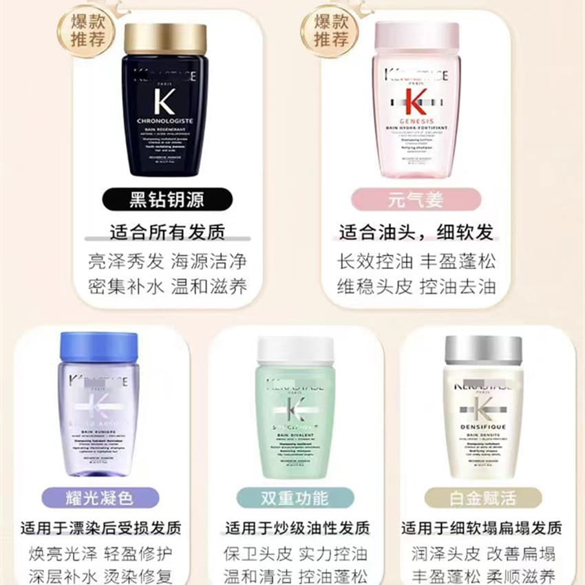 Card Shampoo Black Diamond Ginger Platinum Dual Function Volumizing 80ml Unisex Hair Care Smoothing