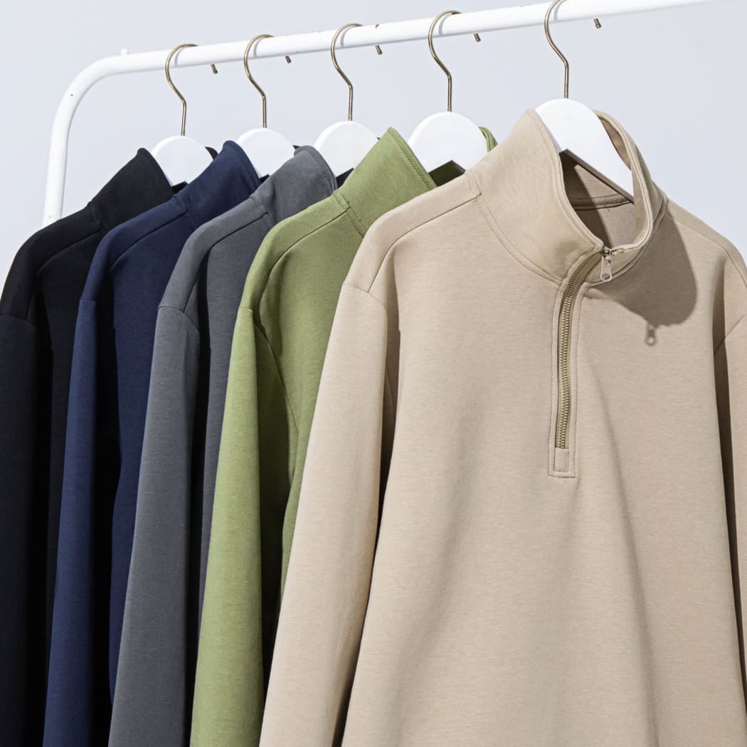 Factory Autumn Plain Two-way Half Zipper Pullover Solid Color Hoodie Public Version Top 320g Couple Outfit
