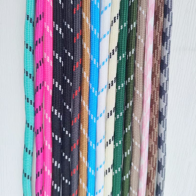 32-spindle reinforced polyester round rope 5MM dotted core round shoelace string, hoodie round cap, and waistband drawstring