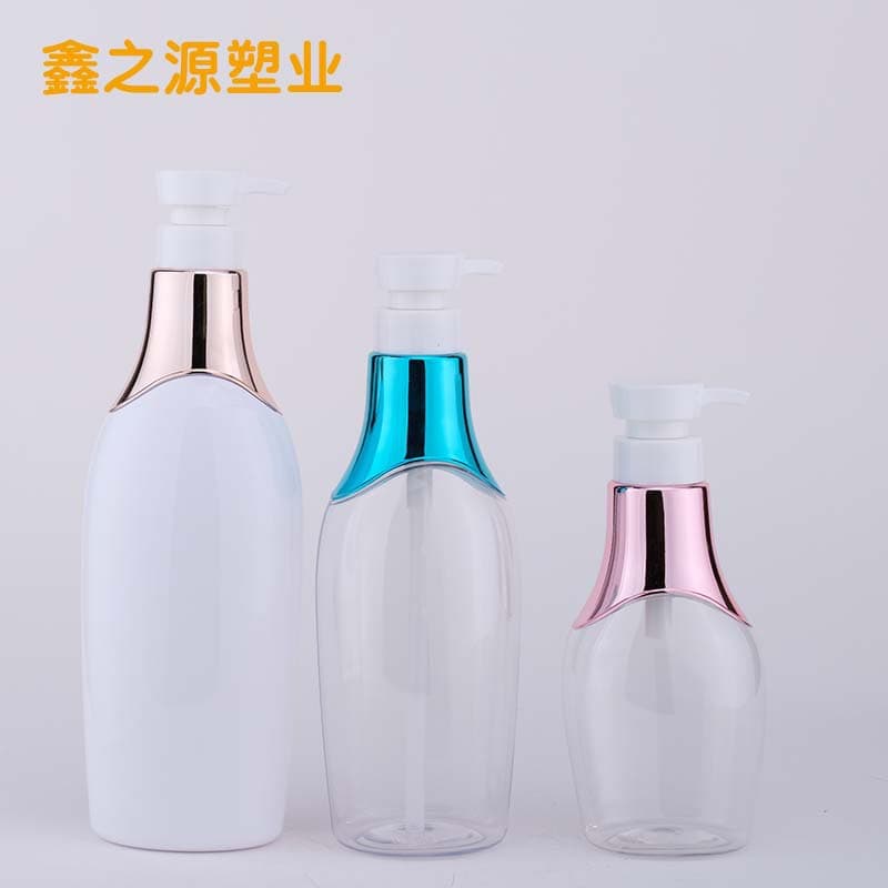 Custom PET hair care and body wash bottles, premium packaging bottles for dispensing, custom manufacturing with provided designs and samples