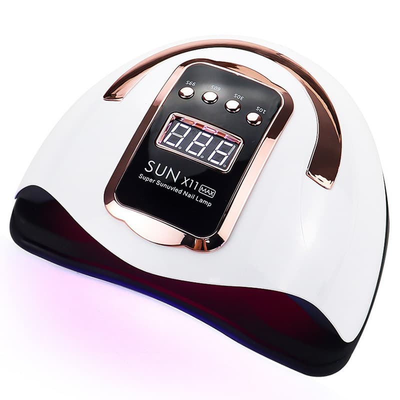 Portable Nail Lamp 360W High Power UV LED Smart Curing Lamp for Nails Cross-Border
