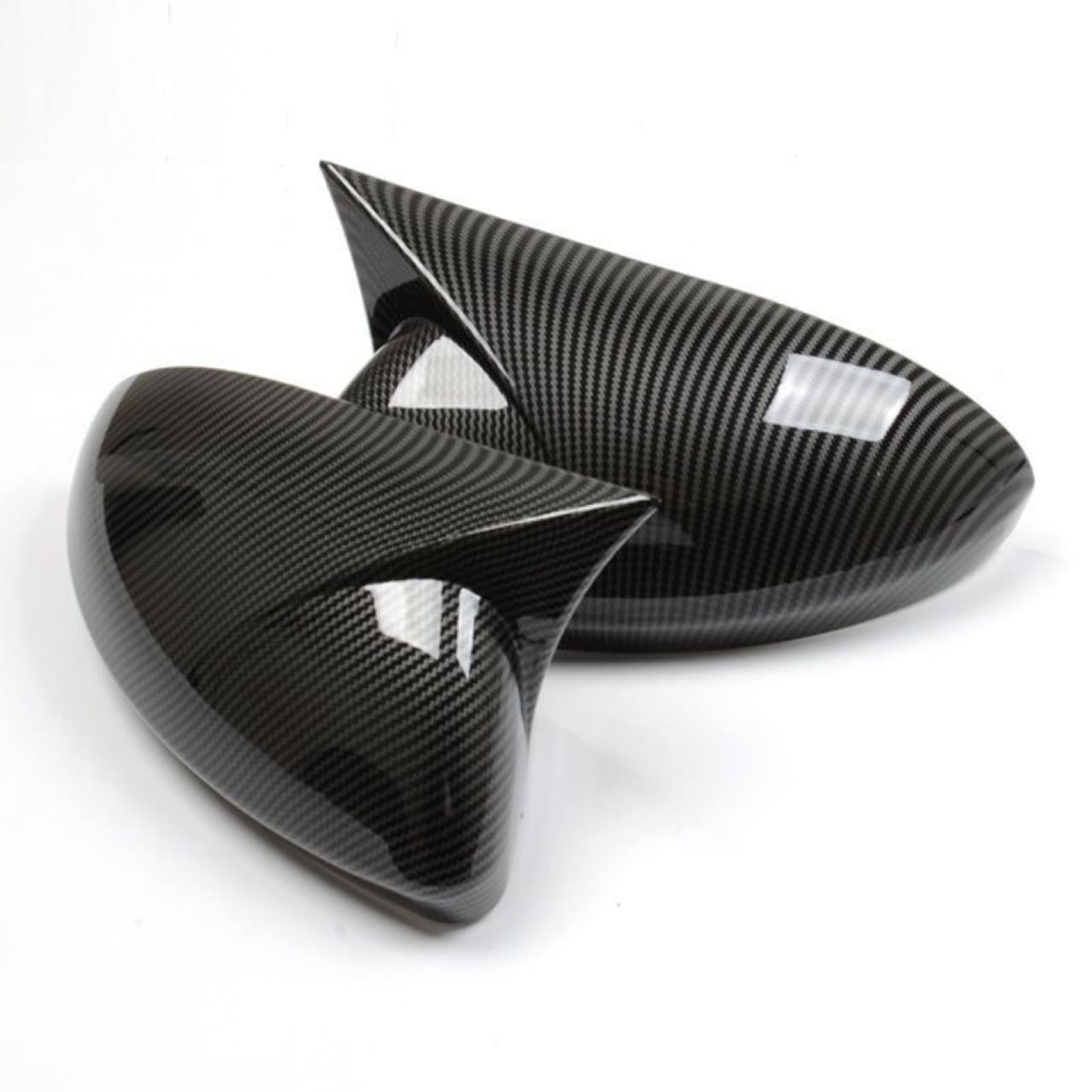 Adhesive Rearview Mirror Cover for 2021-2024 Dacia Sandero, Bullhorn Style Shell