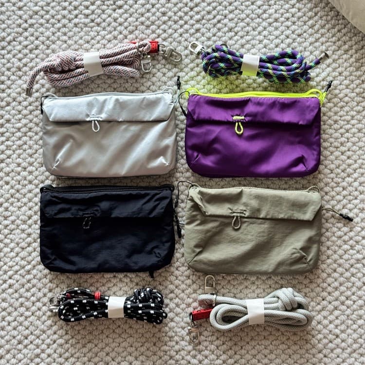 New Folding Casual Crossbody Bag for Women and Men, Portable Outdoor Lightweight Travel, Waterproof, Large Capacity