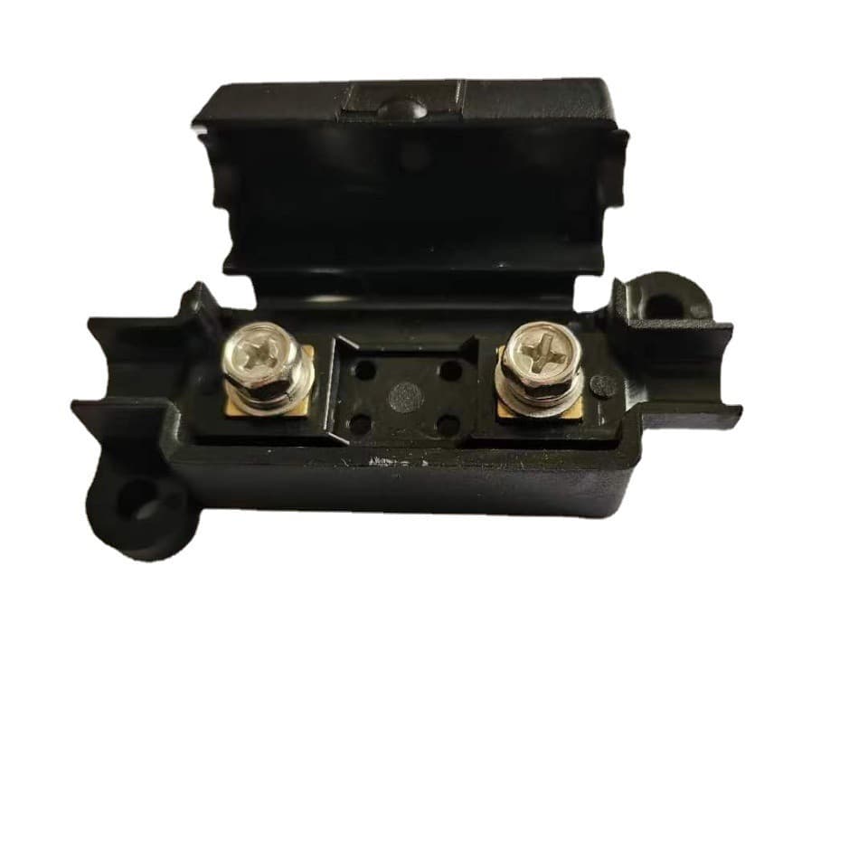 High-Temperature Resistant Nylon and Brass Fuse Holder for Automotive Circuit Protection