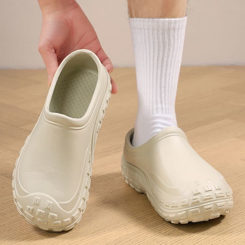 Kitchen Shoes Women Anti-Slip Waterproof Oil-Proof KFC Work Shoes Chef Shoes Black Safety Shoes Men