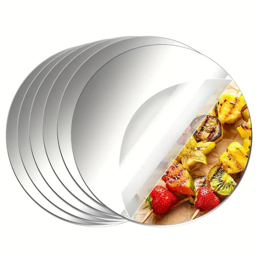 Cross-border Self-Adhesive Acrylic Disc Mirror Stickers for Bedroom, Living Room, Stairs, Hallway Wall Decor